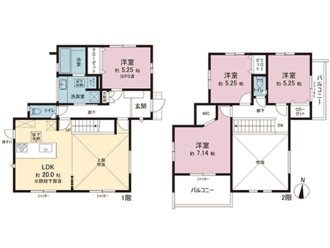 新築戸建 横浜市金沢区釜利谷東５丁目 京急本線金沢文庫駅 6,980万円