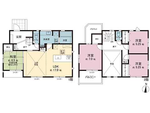 新築戸建 横浜市金沢区釜利谷東５丁目 京急本線金沢文庫駅 6,480万円