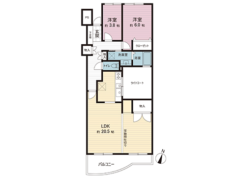 中古マンション 大和市西鶴間３丁目 小田急江ノ島線鶴間駅 3,199万円