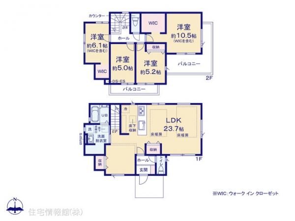 新築戸建 千葉県流山市加４丁目 つくばエクスプレス流山セントラルパーク駅 5,199万円