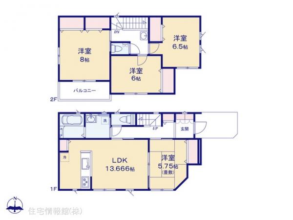 新築戸建 東京都青梅市大門１丁目441-16 JR青梅線河辺駅 3,090万円