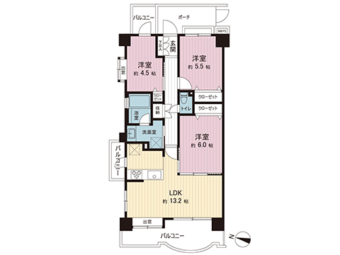 中古マンション 横須賀市長沢１丁目 京急久里浜線京急長沢駅 2,290万円