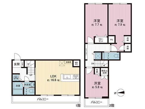 中古マンション 横須賀市久里浜２丁目 京急久里浜線京急久里浜駅 2,390万円