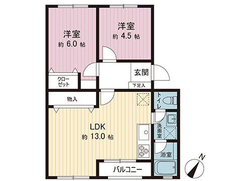 中古マンション 八王子市明神町１丁目 京王線京王八王子駅 1,899万円