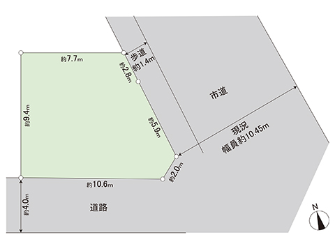 土地 市川市柏井町２丁目 JR武蔵野線船橋法典駅 2,490万円