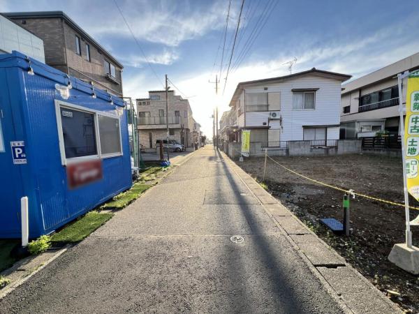 市川市柏井町２丁目 土地 前面道路含む現地写真