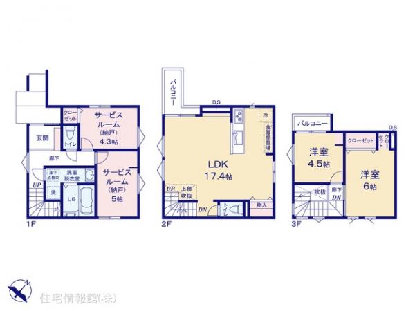 新築戸建 千葉県浦安市堀江１丁目23-19 東西線浦安駅 6,080万円