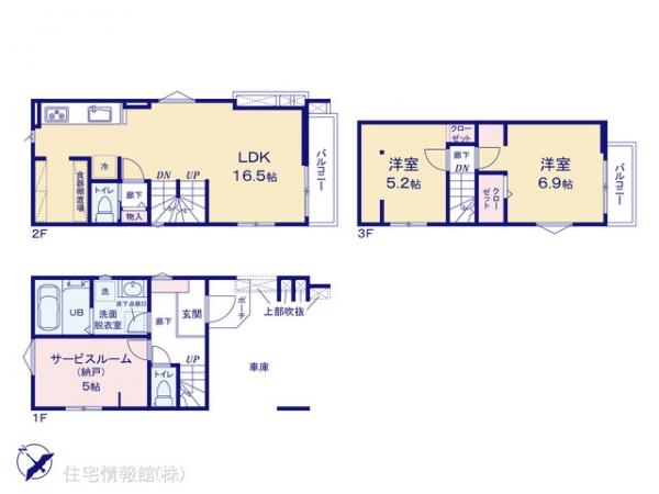新築戸建 千葉県市川市富浜３丁目11-3 東西線妙典駅 6,280万円