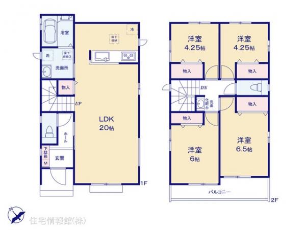 新築戸建 神奈川県藤沢市亀井野１丁目 小田急江ノ島線六会日大前駅 6,290万円