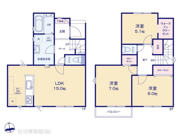 新築戸建 千葉県船橋市丸山３丁目10-5 東武野田線馬込沢駅 3,280万円