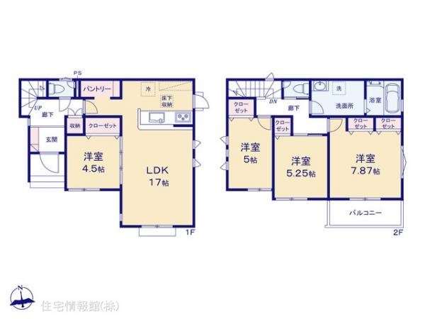 新築戸建 東京都八王子市元本郷町３丁目12-3 JR中央線西八王子駅 4,980万円