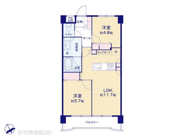 中古マンション 埼玉県新座市東北２丁目33-8 東武東上線志木駅 2,880万円
