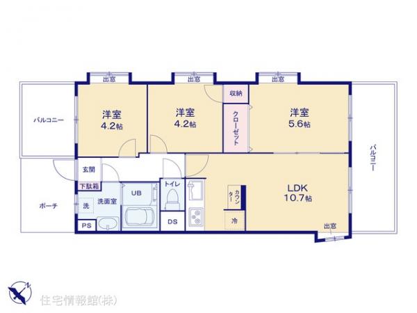 中古マンション 神奈川県横浜市保土ケ谷区権太坂１丁目4-11 JR横須賀線保土ケ谷駅 2,680万円