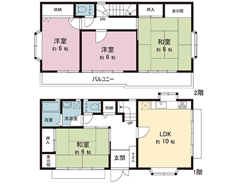 中古戸建 西多摩郡瑞穂町大字駒形富士山 JR八高線（八王子〜高麗川）箱根ヶ崎駅 1,480万円