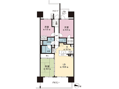 中古マンション 横浜市青葉区奈良４丁目 東急こどもの国線こどもの国駅 3,680万円