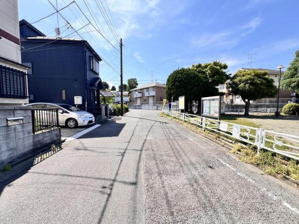 大和市深見 土地 前面道路含む現地写真
