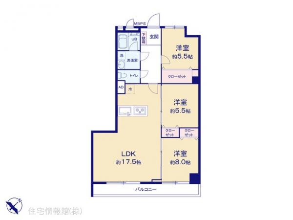 中古マンション 千葉県市川市南行徳３丁目23-8 東西線南行徳駅 2,798万円