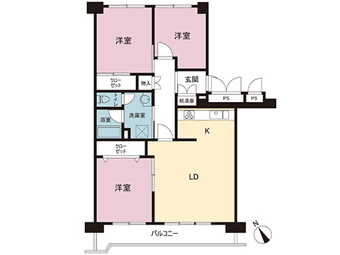 中古マンション 昭島市つつじが丘２丁目 JR青梅線昭島駅 2,450万円