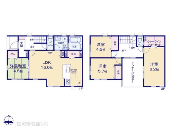 新築戸建 埼玉県さいたま市北区日進町１丁目63-12 JR京浜東北線大宮駅 4,480万円