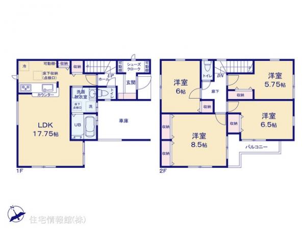 新築戸建 東京都足立区西保木間１丁目22-4 東武伊勢崎線竹ノ塚駅 4,190万円
