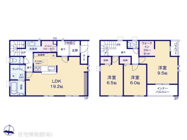 新築戸建 埼玉県さいたま市岩槻区東町１丁目1-8 東武野田線岩槻駅 4,680万円