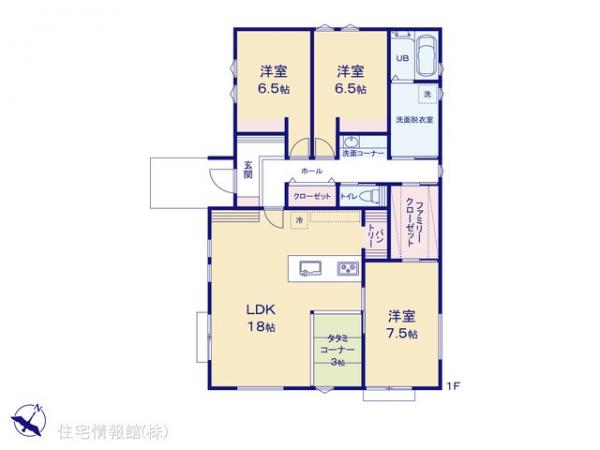 新築戸建 埼玉県狭山市大字北入曽 西武新宿線新所沢駅 4,480万円