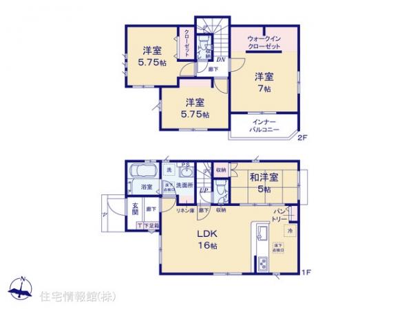 新築戸建 東京都八王子市石川町1458 JR八高線（八王子〜高麗川）小宮駅 3,999万円