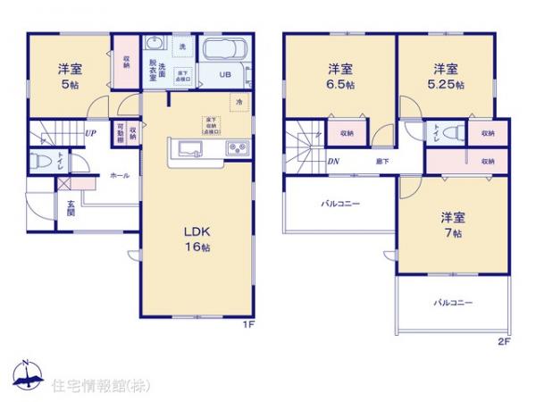 新築戸建 東京都東大和市芋窪４丁目1812 多摩モノレール上北台駅 3,980万円