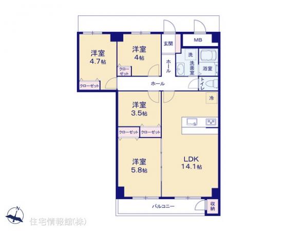 中古マンション 千葉県千葉市美浜区真砂２丁目15-2 JR京葉線検見川浜駅 2,130万円