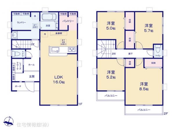 新築戸建 埼玉県蓮田市西新宿４丁目68 JR東北本線（宇都宮線）白岡駅 3,180万円