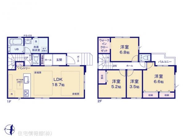 新築戸建 東京都町田市成瀬台２丁目24 東急こどもの国線こどもの国駅 6,399万円