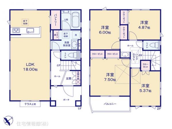新築戸建 神奈川県横浜市磯子区岡村１丁目6-4 JR京浜東北線根岸駅 4,780万円
