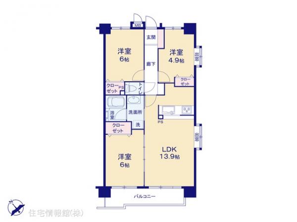 中古マンション 埼玉県ふじみ野市上福岡３丁目 東武東上線上福岡駅 2,480万円