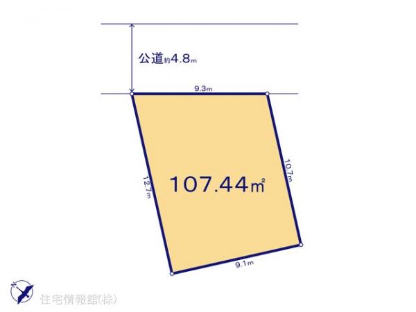 土地 千葉県流山市美田69-449 つくばエクスプレス流山おおたかの森駅 3,899万円