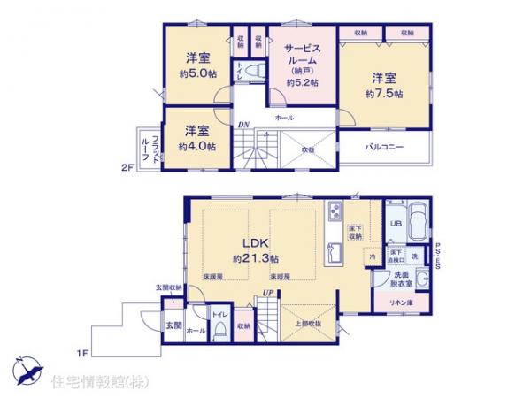 新築戸建 千葉県市川市八幡６丁目857-41 JR中央・総武線本八幡駅 6,588万円