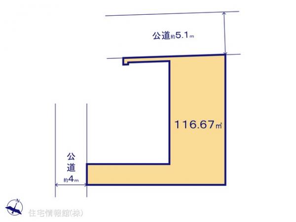 土地 埼玉県志木市本町４丁目12-23 東武東上線志木駅 4,400万円