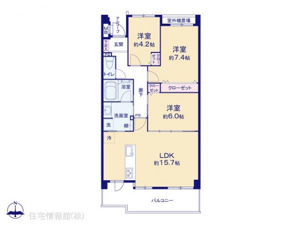 中古マンション 神奈川県横浜市港北区日吉本町２丁目64-4 東急東横線日吉駅 5,999万円