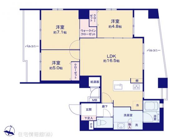 中古マンション 神奈川県横浜市南区浦舟町４丁目47-2 横浜市営地下鉄ブルーライン阪東橋駅 6,699万円