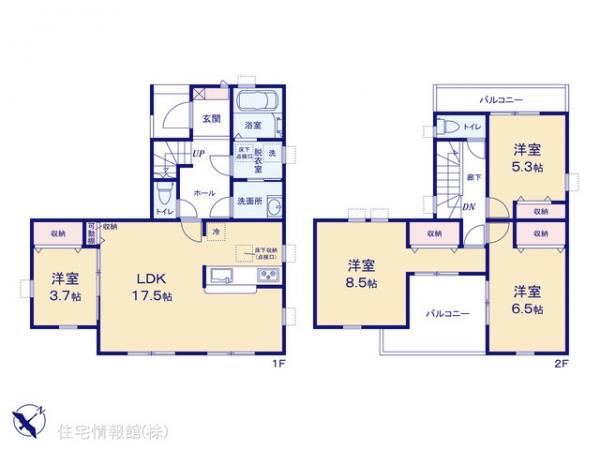 新築戸建 埼玉県鶴ヶ島市大字下新田710-7 東武越生線一本松駅 3,130万円