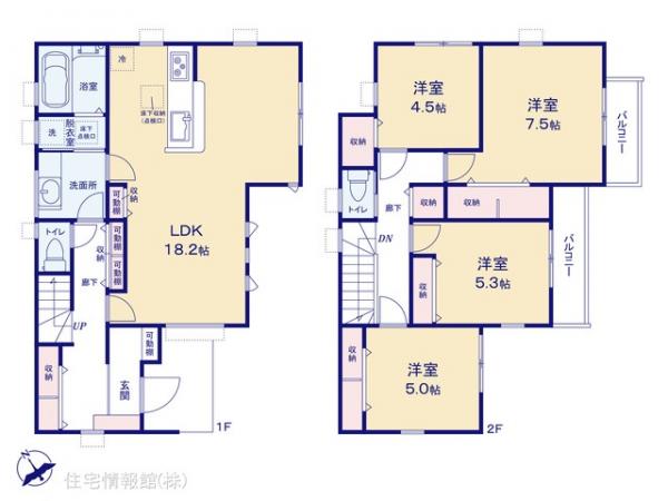新築戸建 神奈川県横浜市旭区上白根２丁目33-18 相鉄本線鶴ヶ峰駅 6,180万円