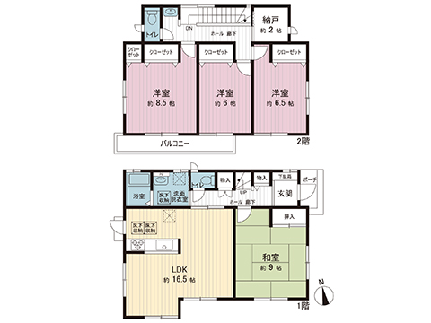 中古戸建 町田市小山町 京王相模原線多摩境駅 3,999万円