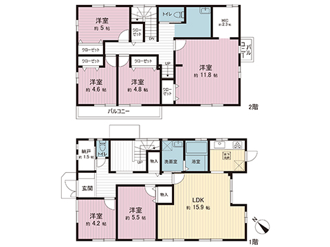 中古戸建 川崎市多摩区南生田１丁目 小田急線読売ランド前駅 6,797万円