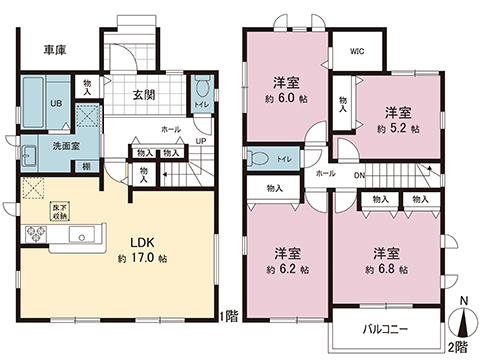 新築戸建 千葉市緑区あすみが丘東２丁目 JR外房線土気駅 3,290万円