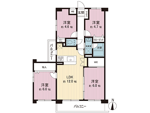 中古マンション 横須賀市佐原４丁目 京急久里浜線京急久里浜駅 1,880万円