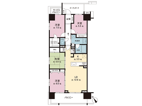 中古マンション 宇都宮市桜２丁目 東武宇都宮線東武宇都宮駅 4,490万円