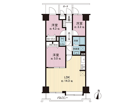 中古マンション 川越市南大塚２丁目 西武新宿線南大塚駅 1,690万円