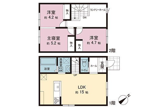 新築戸建 千葉県木更津市真舟１丁目 JR内房線木更津駅 2,480万円