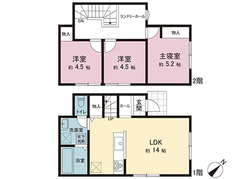 新築戸建 千葉県木更津市真舟１丁目 JR内房線木更津駅 2,480万円