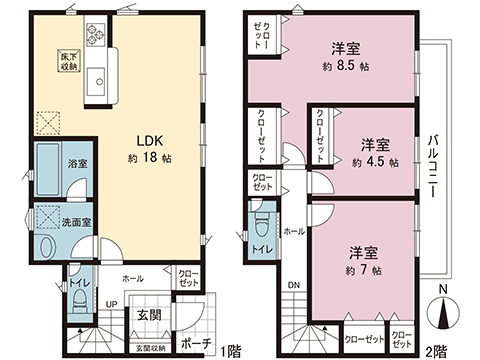 新築戸建 町田市薬師台１丁目 小田急線玉川学園前駅 3,980万円