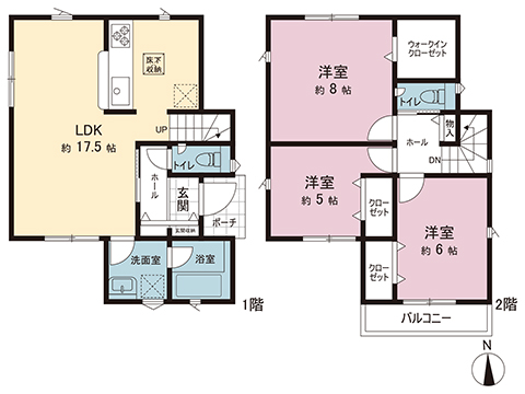 新築戸建 町田市薬師台１丁目 小田急線玉川学園前駅 4,280万円
